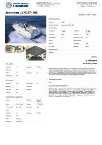 Jeanneau LEADER 805 - Centro Nautico Lignano