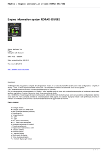 FlyBox : Engine information system ROTAX 503/582