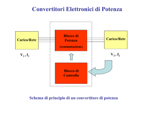 Esercitazioni: Convertitori elettronici di potenza.