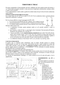 tiristori e triac - sito del prof. Franco Cappello