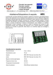 Scheda di conversione - Sicod