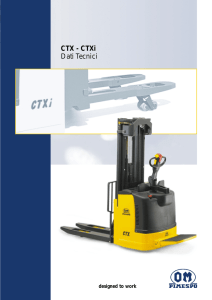 Dati Tecnici CTX - CTXi