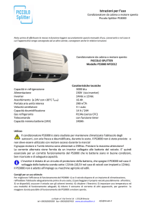 Manuale d`uso piccolo Splitter