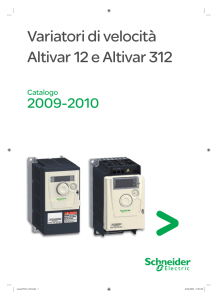 Variatori di velocità Altivar 12 e Altivar 312