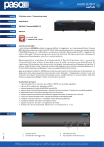 SCHEDA TECNICA AW5624