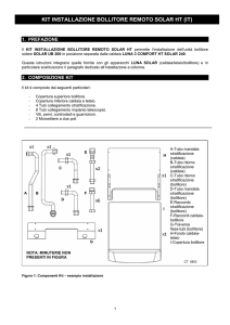 Manuale kit installazione bollitore remoto Solar HT