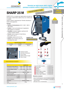 sharp 25 m - COMMERCIO MACCHINE EDILI