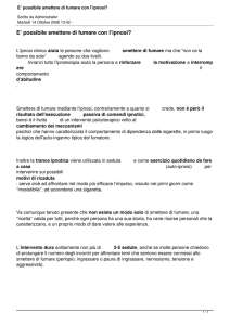 E` possibile smettere di fumare con l`ipnosi?