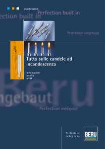 Tutto sulle candele ad incandescenza