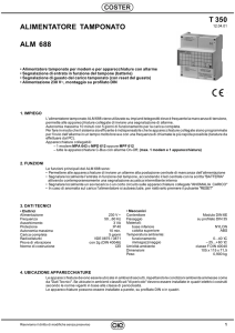 t 350 alimentatore tamponato alm 688