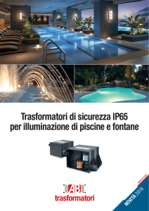 Trasformatori di sicurezza IP65 per illuminazione