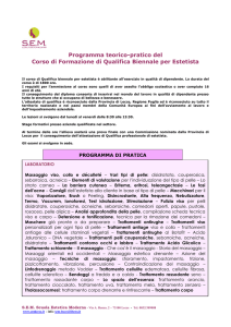 Scarica qui elenco delle materie del corso di Qualifica