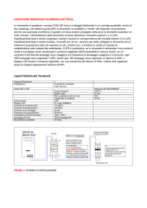 CONTATORE MONOFASE DI ENERGIA ELETTRICA