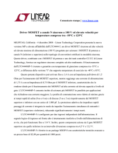 Driver MOSFET a canale N sincrono a 100 V ed elevata velocità per