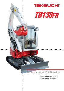 Miniescavatore Full Rotation