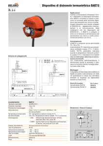 Dispositivo di disinnesto termoelettrico BAE72 - 3. Z-3