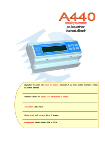 Contatore/Analizzatore per linee elettriche in corrente alternata