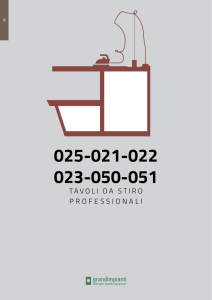 tavoli da stiro professionali