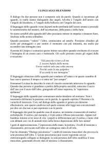 Linguaggi Silenziosi - La poesia del movimento