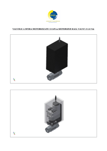 VALVOLE A SFERA MOTORIZZATE 12