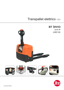 Transpallet elettrico 1.3 t