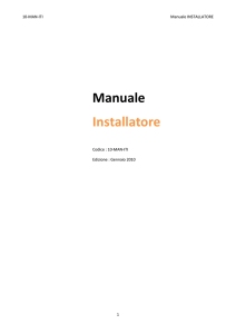 manuale installatore forni