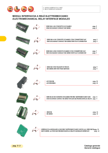 moduli interfaccia a relè elettromeccanici