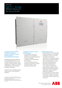 ABB PV + Storage REACT-3.6/4.6-TL da 3.6 a 4.6
