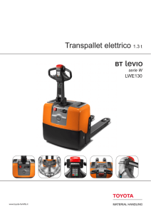 Transpallet elettrico 1.3 t