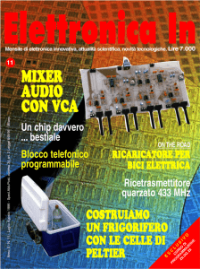 mixer audio con vca