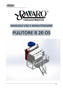 Manuale - Ravaro Costruzioni Meccaniche