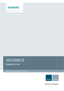 Manuale per la messa in servizio