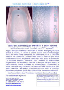Vasca Sonica idromassaggio