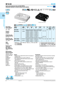MP 55 HC SELV - TCI professional led applications