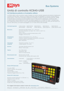 Unità di controllo KC640-USB