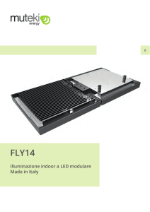 Illuminazione indoor a LED modulare Made in Italy