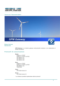 GPM GATEWAY - SIRIUS srl