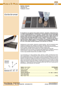Goldvibromat - Mario di Maio Spa