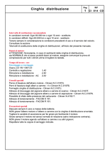 Cinghia distribuzione