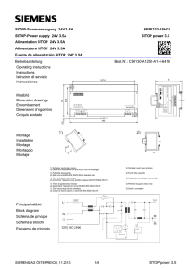 SITOP power 3.5 SITOP-Stromversorgung 24V