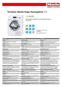 Miele sèche-linge TKL ELITE