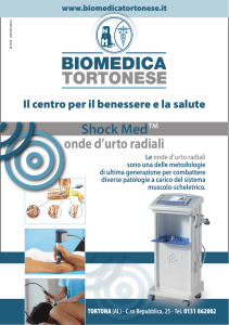 onde d`urto radiali - Biomedica Tortonese