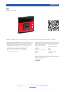 Modulo presa 12V