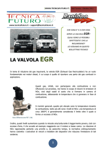 la valvola egr - Tecnica Futuro snc