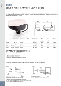 Servocomandi elettrici per valvole a sfera