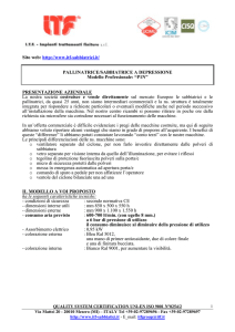P!N di serie - I.T.F. Sabbiatrici