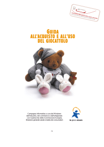 Guida all`acquisto ed all`uso del giocattolo