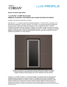 “Lux-Profile” di IASP Serramenti: eleganza