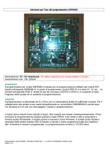 MANUALE DEL PROGRAMMATORE ESP8266