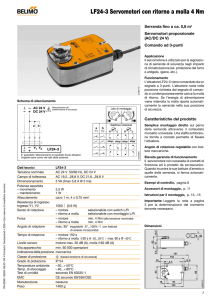 + LF24-3 Servomotori con ritorno a molla 4 Nm